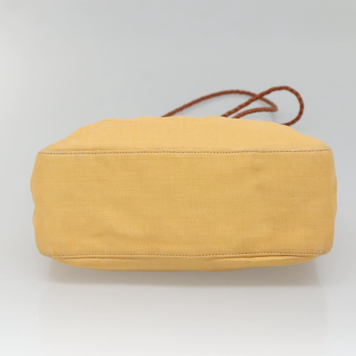 Versace Medusa Shoulder Bag Canvas, YELLOW, CANVAS, Shoulder bag