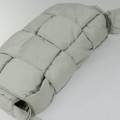 Bottega Veneta Padded Tech Cassette Crossbody Bag Intrecciato Nylon, GRAY, NYLON, Shoulder bag