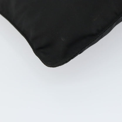 Prada Flat Messenger Bag Tessuto, BLACK, NYLON, Shoulder bag