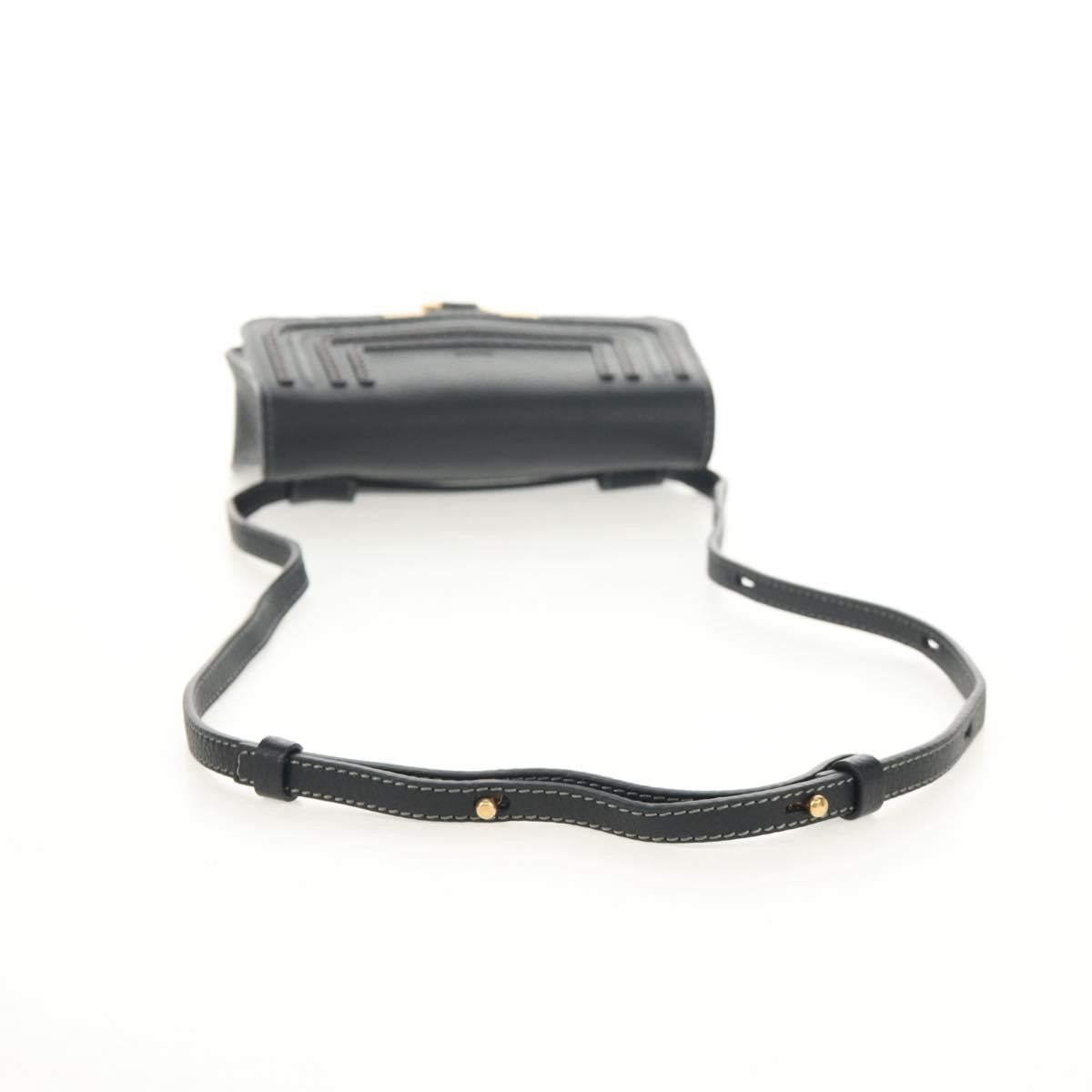Chloe Marcie Belt Bag Leather, BLACK, LEATHER, Shoulder bag