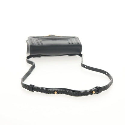 Chloe Marcie Belt Bag Leather, BLACK, LEATHER, Shoulder bag