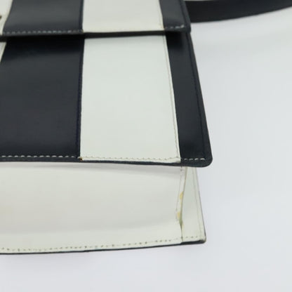 Celine Shoulder Bag Leather, WHITE, LEATHER, Shoulder bag