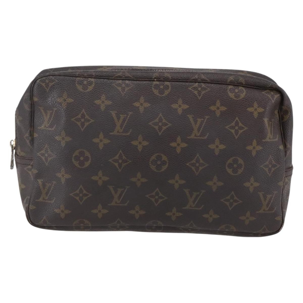 Louis Vuitton Trousse Toilette Monogram Canvas, BROWN, CANVAS, Clutche & pouche