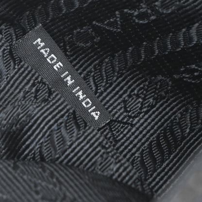 Prada Logo Convertible Tote Canvas with Leather, BROWN, CANVAS, Tote bag