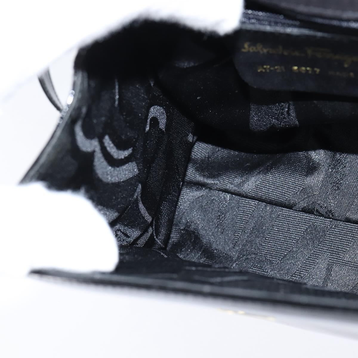 Salvatore Ferragamo Vala Handbag Patent leather, BLACK, PATENT_LEATHER, Handbag