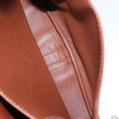 Louis Vuitton Cartouchiere Handbag Monogram Canvas, BROWN, CANVAS, Shoulder bag