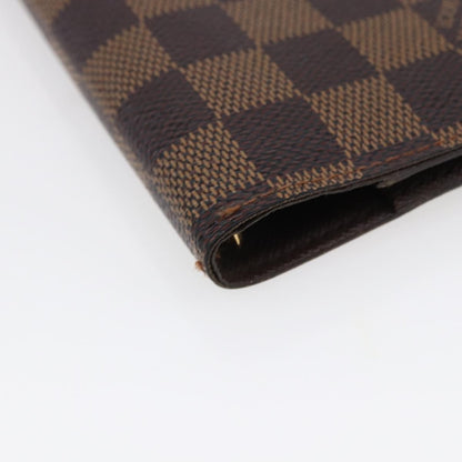 Louis Vuitton Agenda Cover Damier Azur, BROWN, CANVAS, Toiletry Case