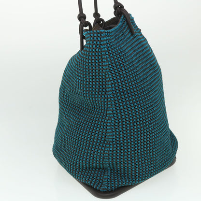 Bottega Veneta Beak Shopper Tote Nylon, BLUE, NYLON, Tote bag