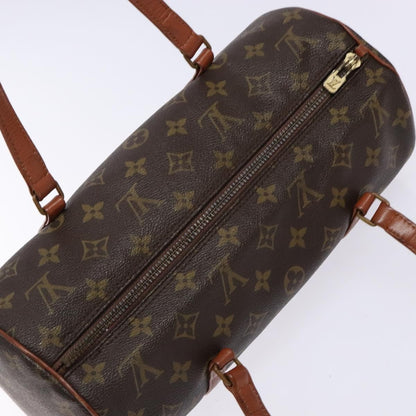 Louis Vuitton Papillon Handbag Monogram Canvas, BROWN, CANVAS, Handbag