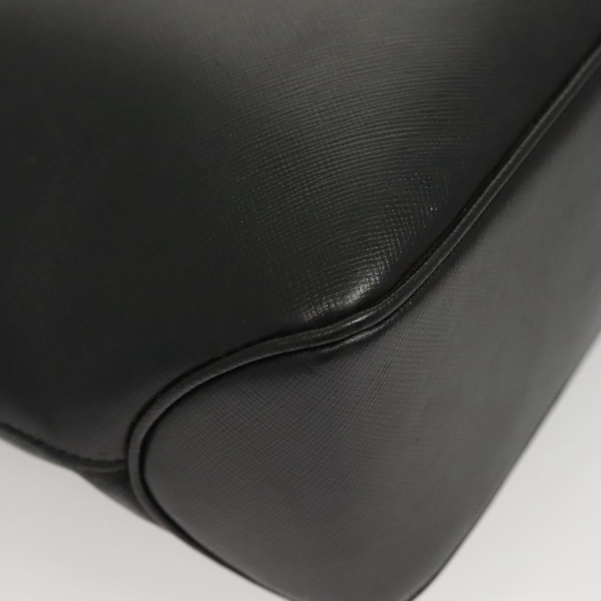 Salvatore Ferragamo Gancini Shoulder Bag Leather, BLACK, LEATHER, Shoulder bag