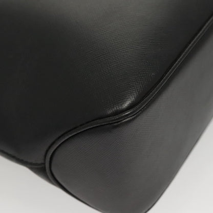 Salvatore Ferragamo Gancini Shoulder Bag Leather, BLACK, LEATHER, Shoulder bag