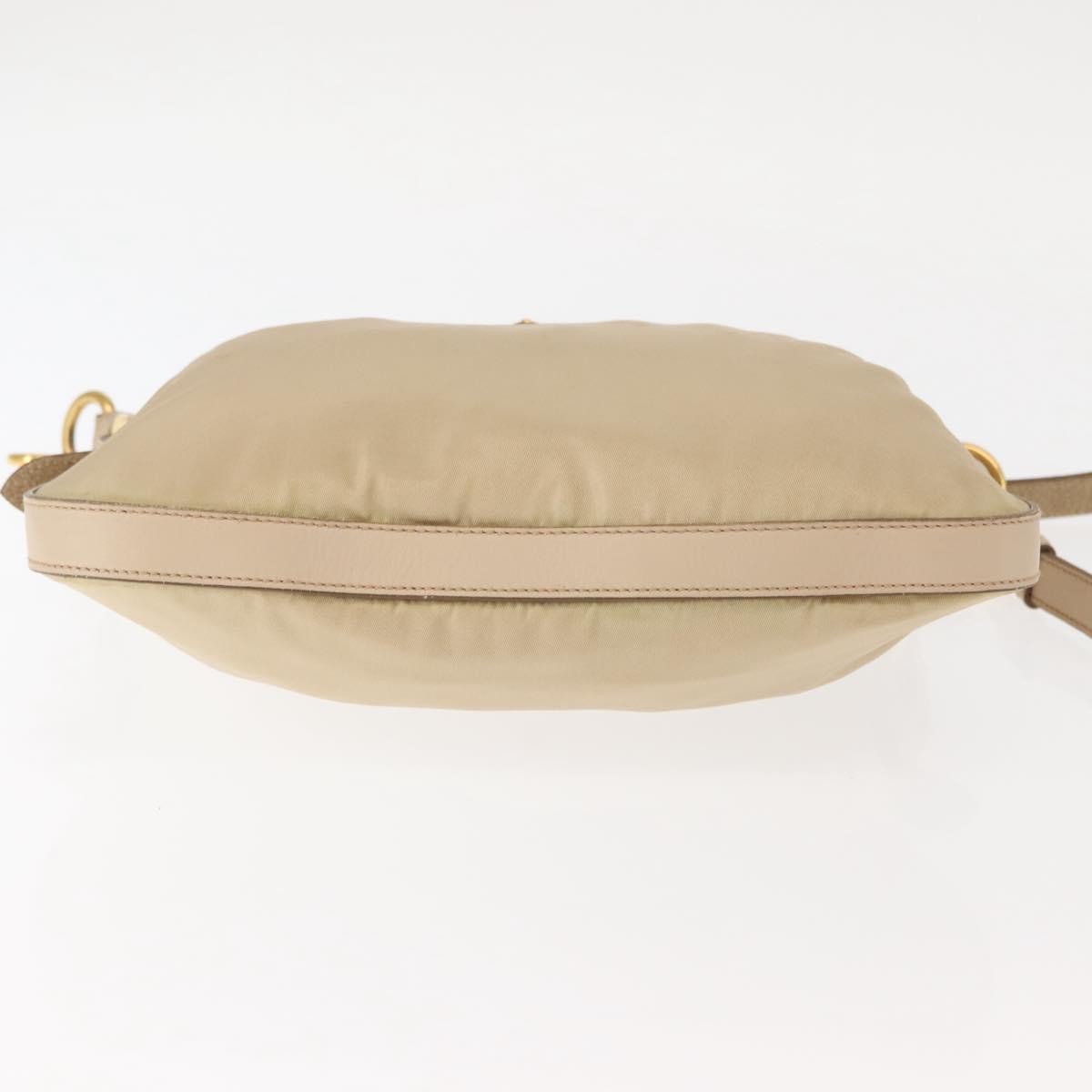Prada Hobo Tessuto, BEIGE, NYLON, Shoulder bag