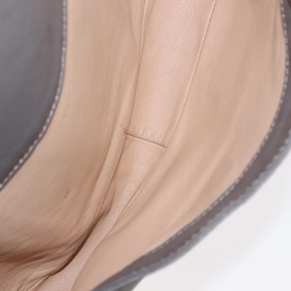 Chloe Vintage Flap shoulder bag Leather, GRAY, LEATHER, Shoulder bag