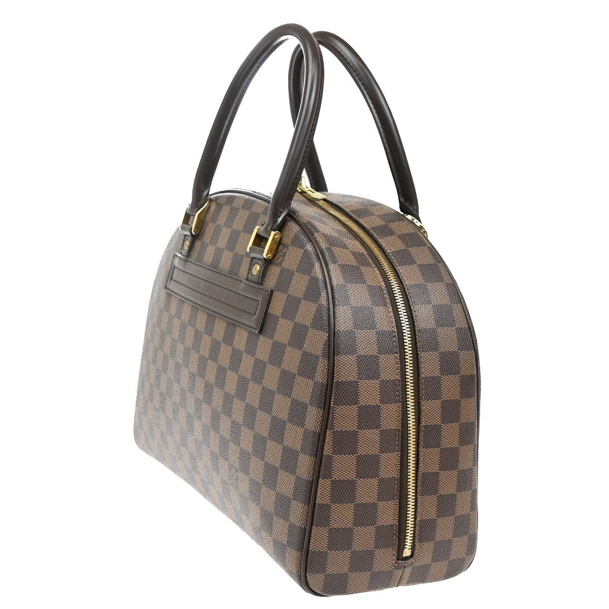 Louis Vuitton Nolita Handbag Damier, BROWN, CANVAS, Handbag