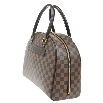 Louis Vuitton Nolita Handbag Damier, BROWN, CANVAS, Handbag