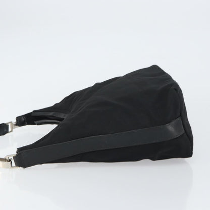 Gucci Zip Hobo Nylon, Black, Nylon, Handbag