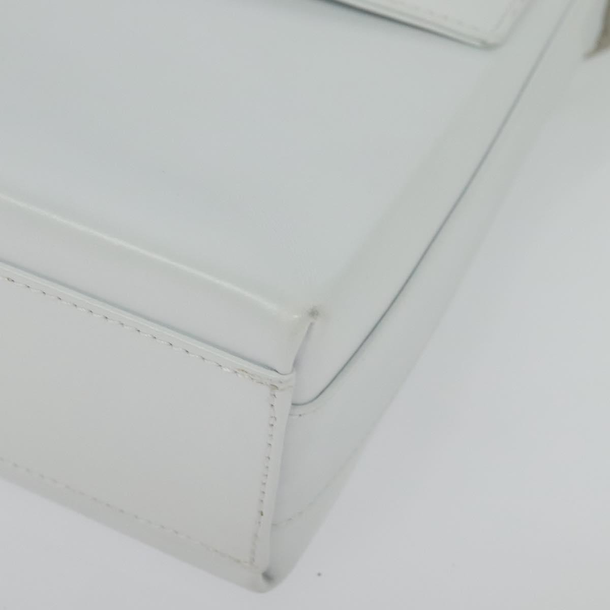 Salvatore Ferragamo Vala Shoulder Bag Leather, WHITE, LEATHER, Shoulder bag