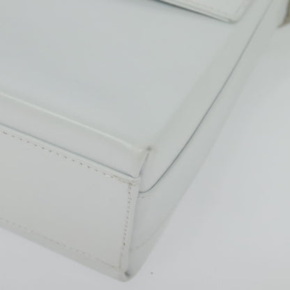 Salvatore Ferragamo Vala Shoulder Bag Leather, WHITE, LEATHER, Shoulder bag