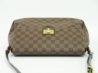 Louis Vuitton Besace Rosebery Handbag Damier, BROWN, CANVAS, Shoulder bag