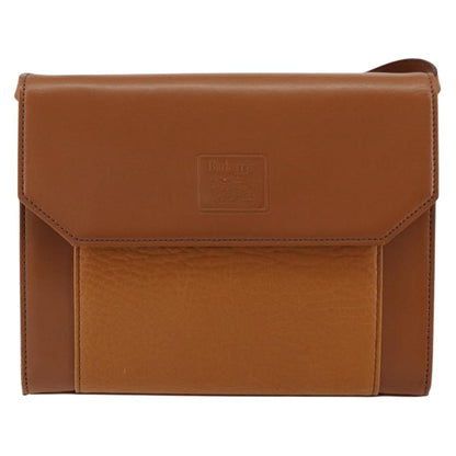 Burberry Vintage Shoulder Bag Leather, BROWN, LEATHER, Shoulder bag