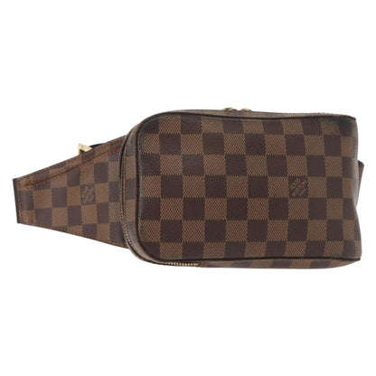 Louis Vuitton Geronimos Waist Bag Damier, BROWN, CANVAS, Shoulder bag