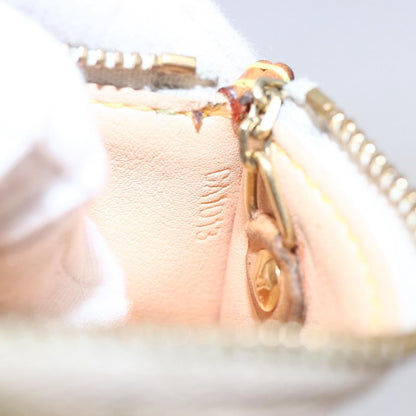 Louis Vuitton Pochette Clés Monogram Canvas, WHITE, CANVAS, Wallets