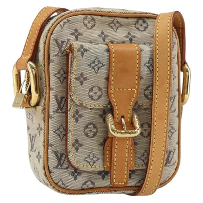 Louis Vuitton Juliette Crossbody Bag Mini Lin, BLUE, CANVAS, Shoulder bag