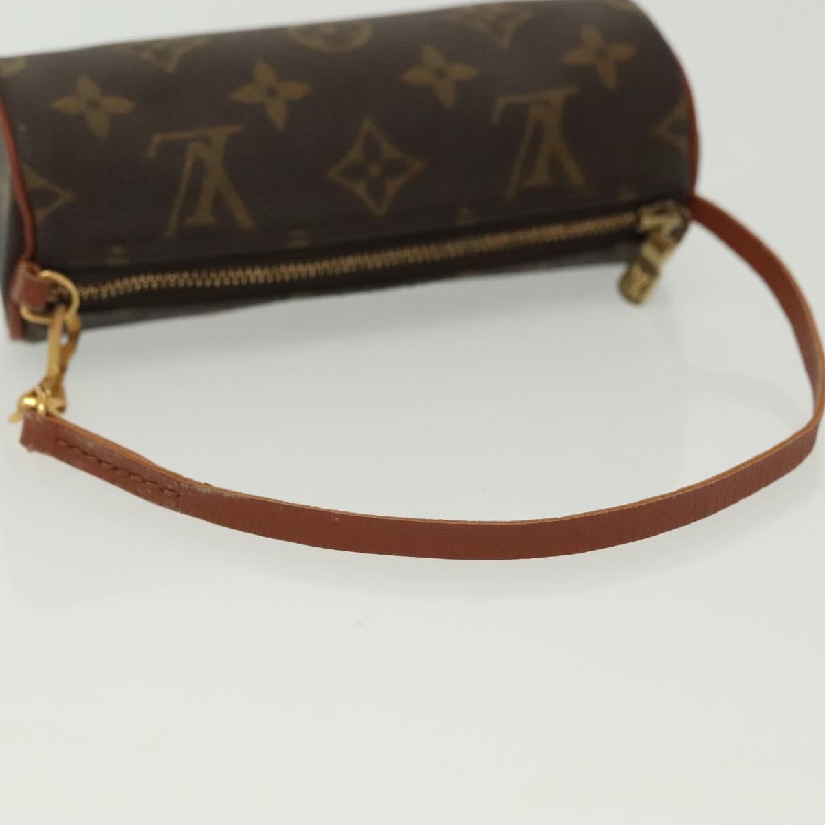 Louis Vuitton Papillon Pochette Monogram Canvas, BROWN, CANVAS, Handbag