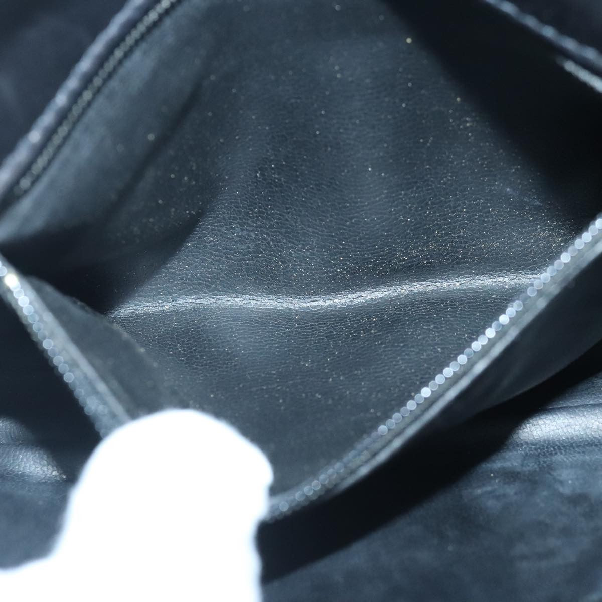 Chanel Vintage CC Flap Waist Bag Quilted Leather, BLACK, LEATHER, Clutche & pouche