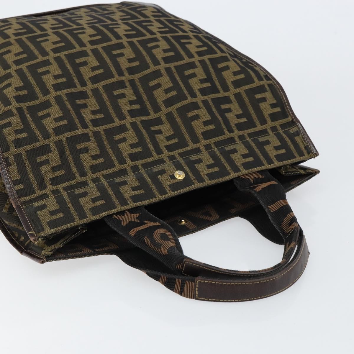 Fendi Zucca Tote bag FF motif, BROWN, CANVAS, Tote bag