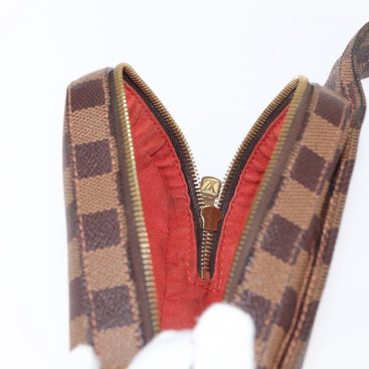 Louis Vuitton Geronimos Waist Bag Damier, BROWN, CANVAS, Shoulder bag