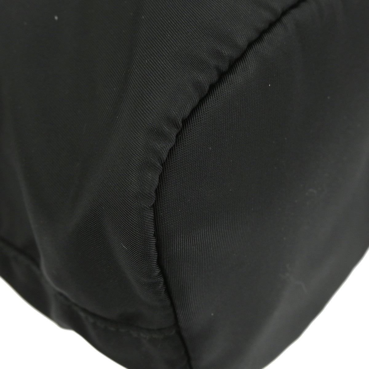 Prada Drawstring Wristlet Bucket Bag Tessuto, BLACK, NYLON, Clutche & pouche