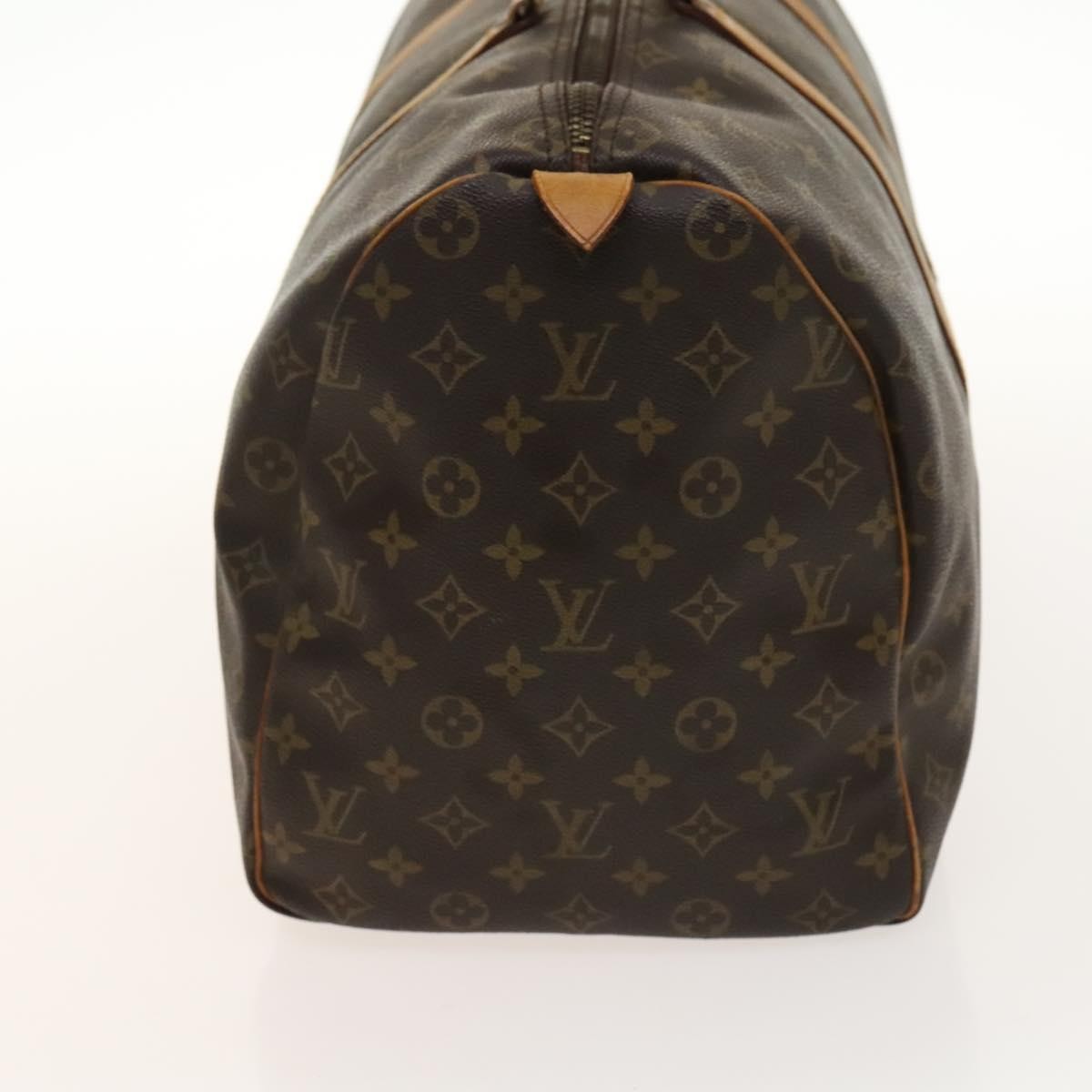 Louis Vuitton Keepall Bag Monogram Canvas, BROWN, CANVAS, Travel bag