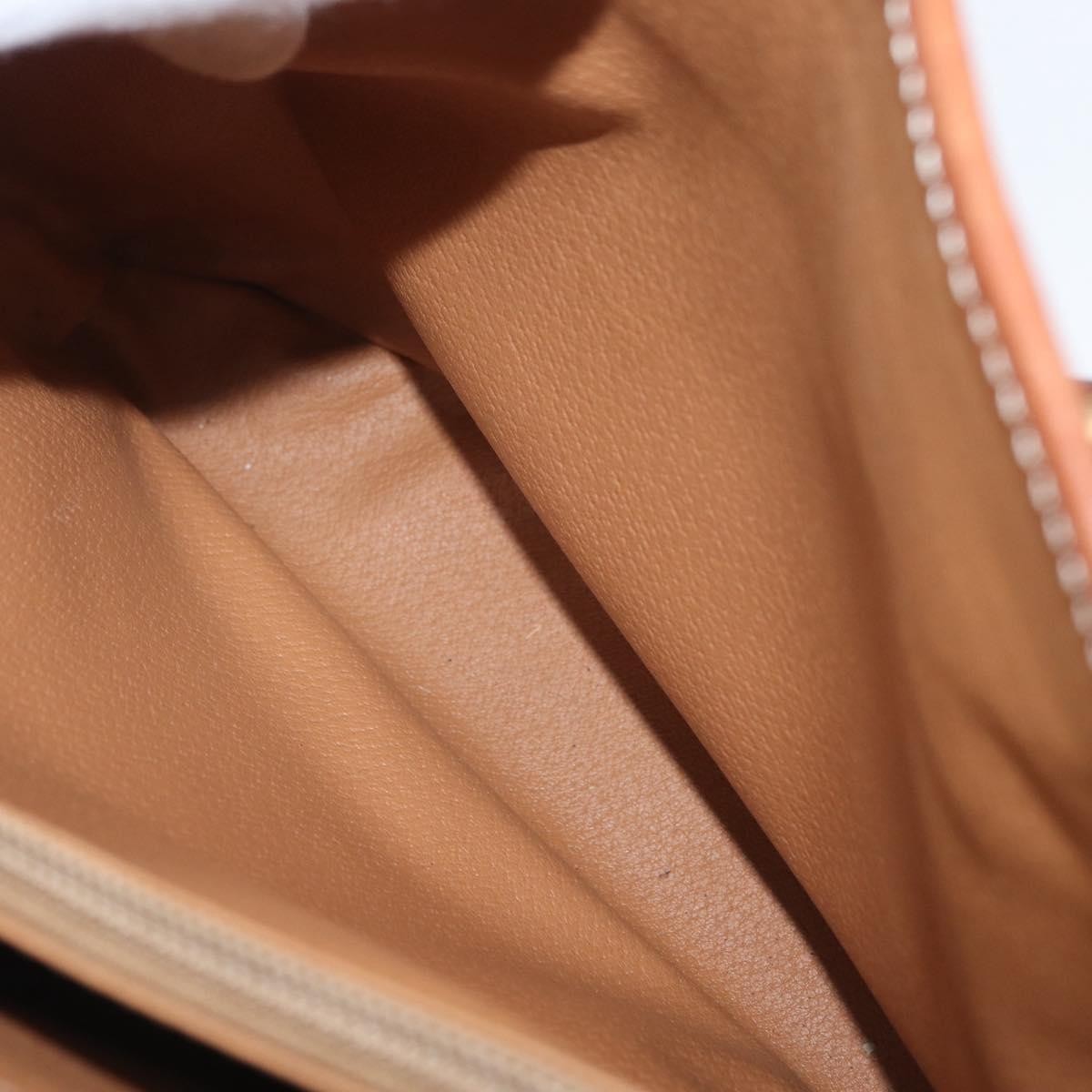Celine Vintage Macadam Tote bag Canvas and Leather, Brown, Canvas, Tote Bag