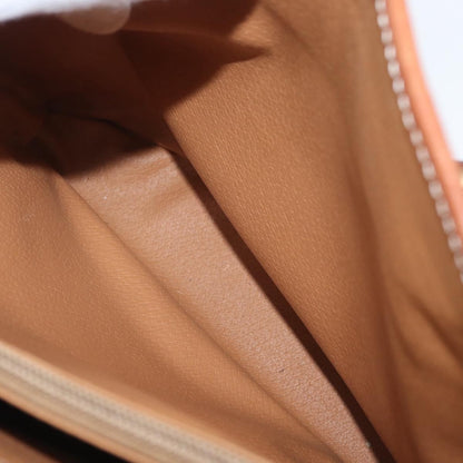 Celine Vintage Macadam Tote bag Canvas and Leather, Brown, Canvas, Tote Bag