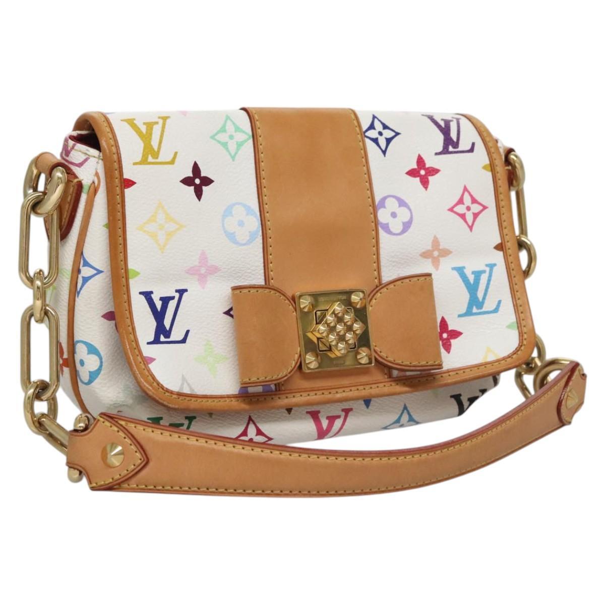 Louis Vuitton Patti Handbag Monogram Multicolor, MULTICOLOUR, CANVAS, Shoulder bag