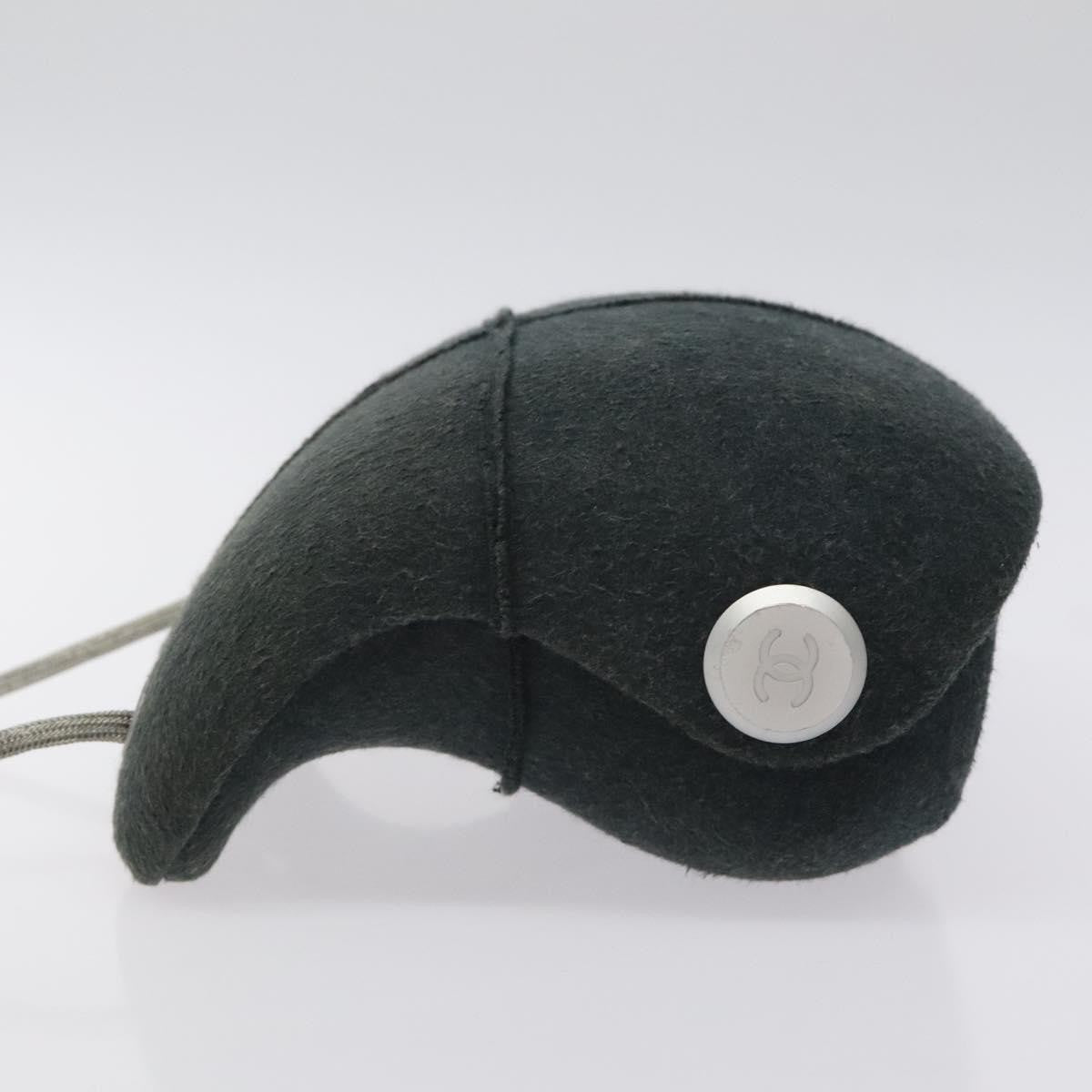 Chanel Millennium Shoulder Bag Felt, GRAY, SYNTHETIC, Shoulder bag