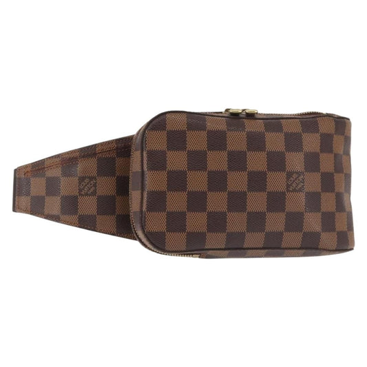 Louis Vuitton Geronimos Waist Bag Damier, BROWN, CANVAS, Shoulder bag