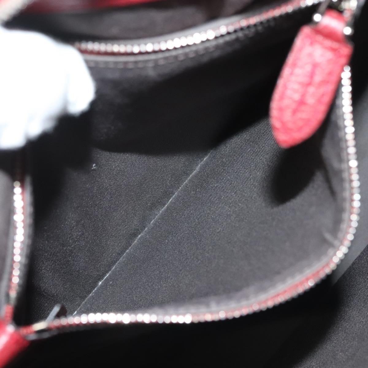 Bally Vintage Shoulder Bag Leather, RED, LEATHER, Shoulder bag