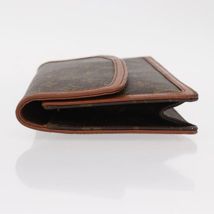 Louis Vuitton Dame Pochette Monogram Canvas, BROWN, CANVAS, Clutche & pouche