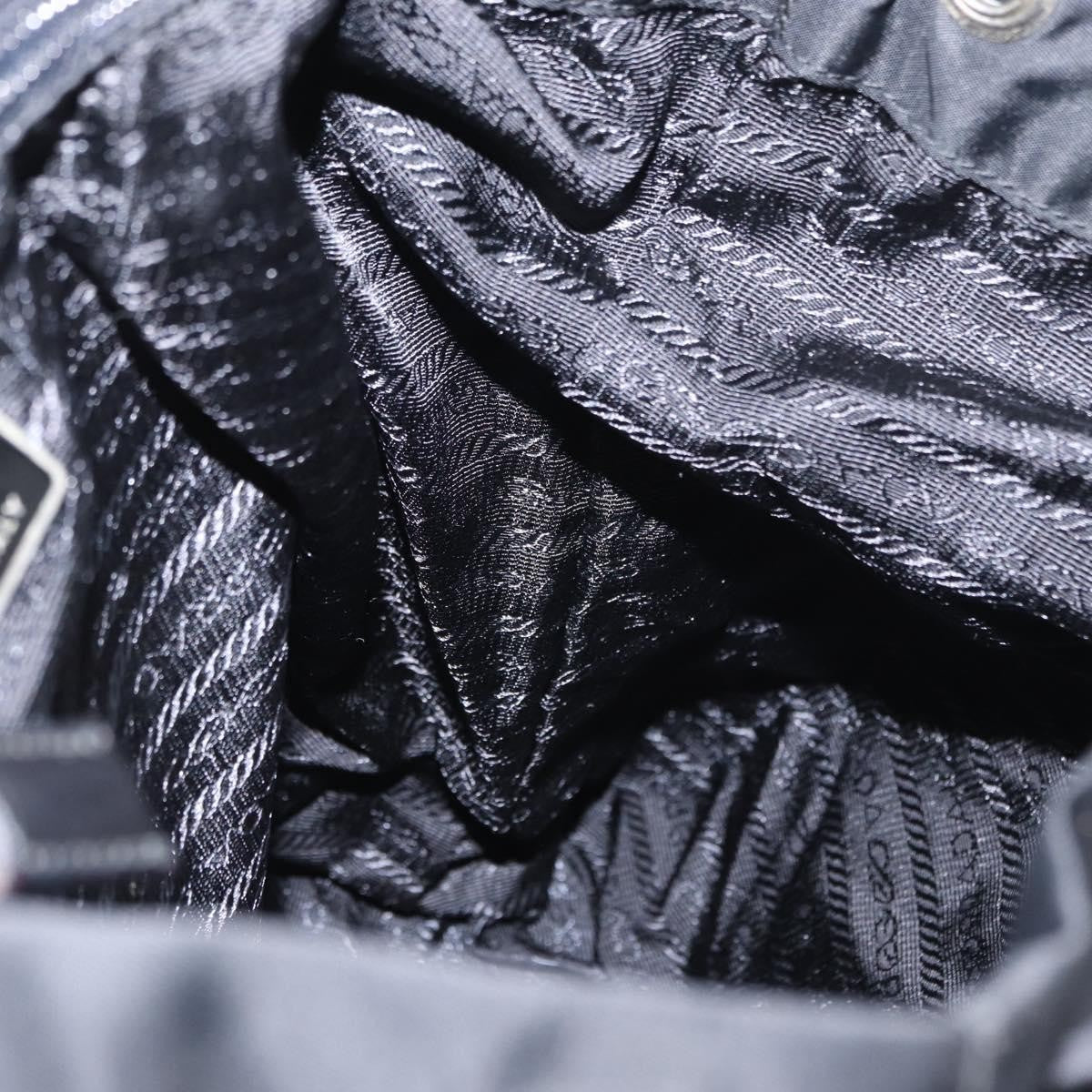 Prada Double Front Pocket Backpack Tessuto, BLACK, NYLON, Backpack