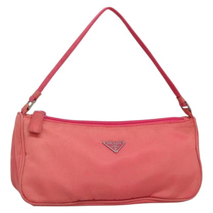 Prada Pochette Shoulder Bag Tessuto, PINK, NYLON, Clutche & pouche