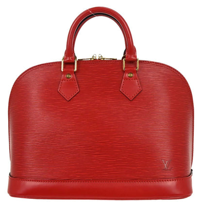 Louis Vuitton Vintage Alma Handbag Epi Leather, RED, LEATHER, Handbag