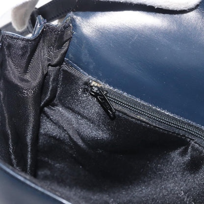 Loewe Anagram Shoulder Bag Leather, Navy, Leather, Shoulder Bag