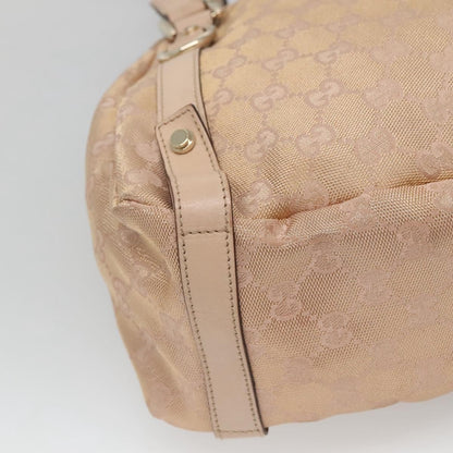 Gucci Abbey Shoulder Bag GG Canvas, BEIGE, CANVAS, Tote bag