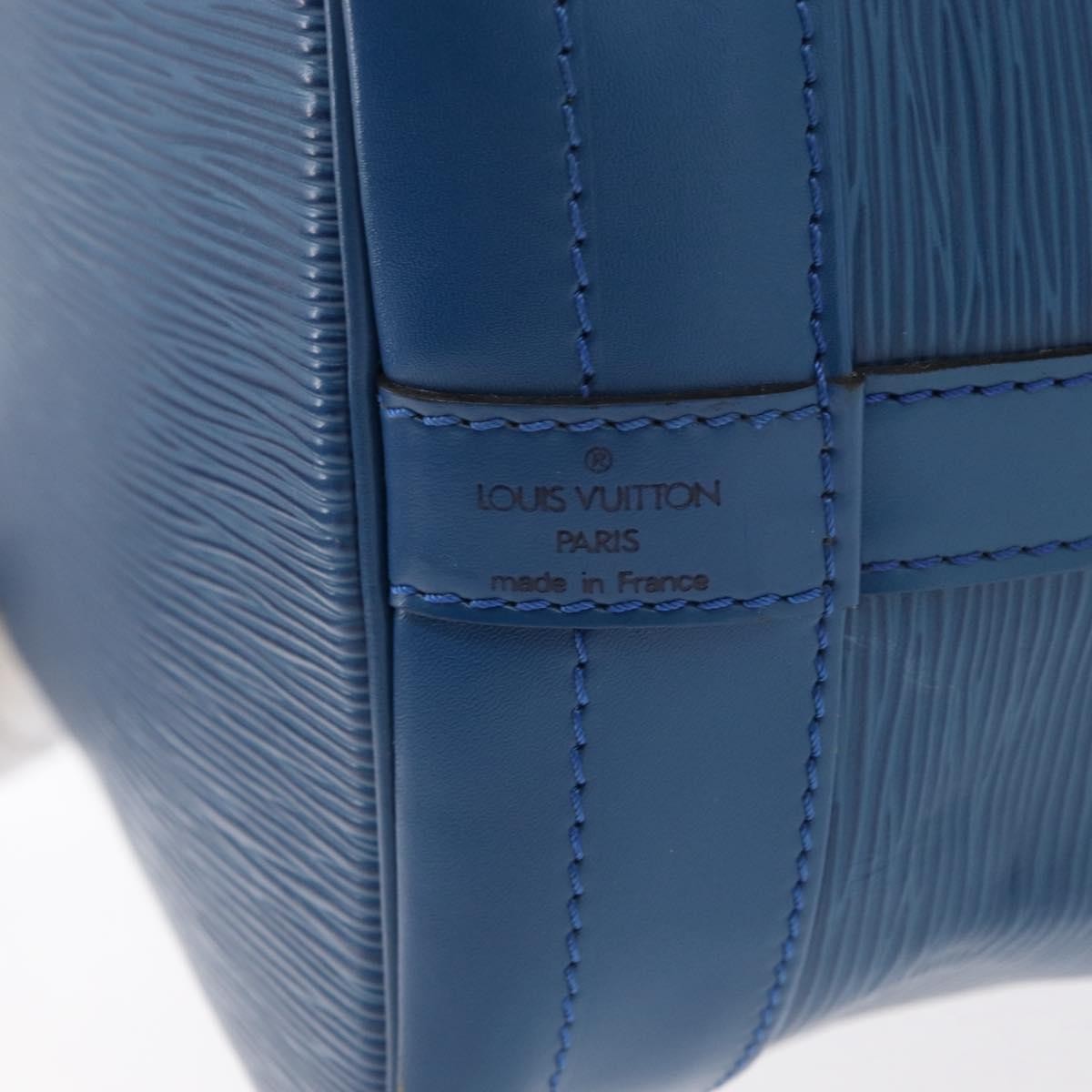 Louis Vuitton Noe Handbag Epi Leather, BLUE, LEATHER, Shoulder bag