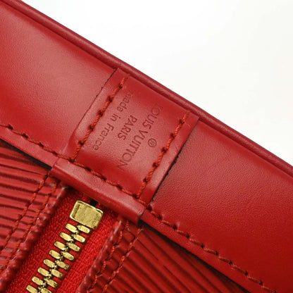 Louis Vuitton Alma Handbag Epi Leather, Red, Leather, Handbag