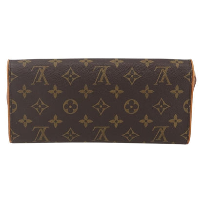 Louis Vuitton Twin Handbag Monogram Canvas, BROWN, CANVAS, Clutche & pouche