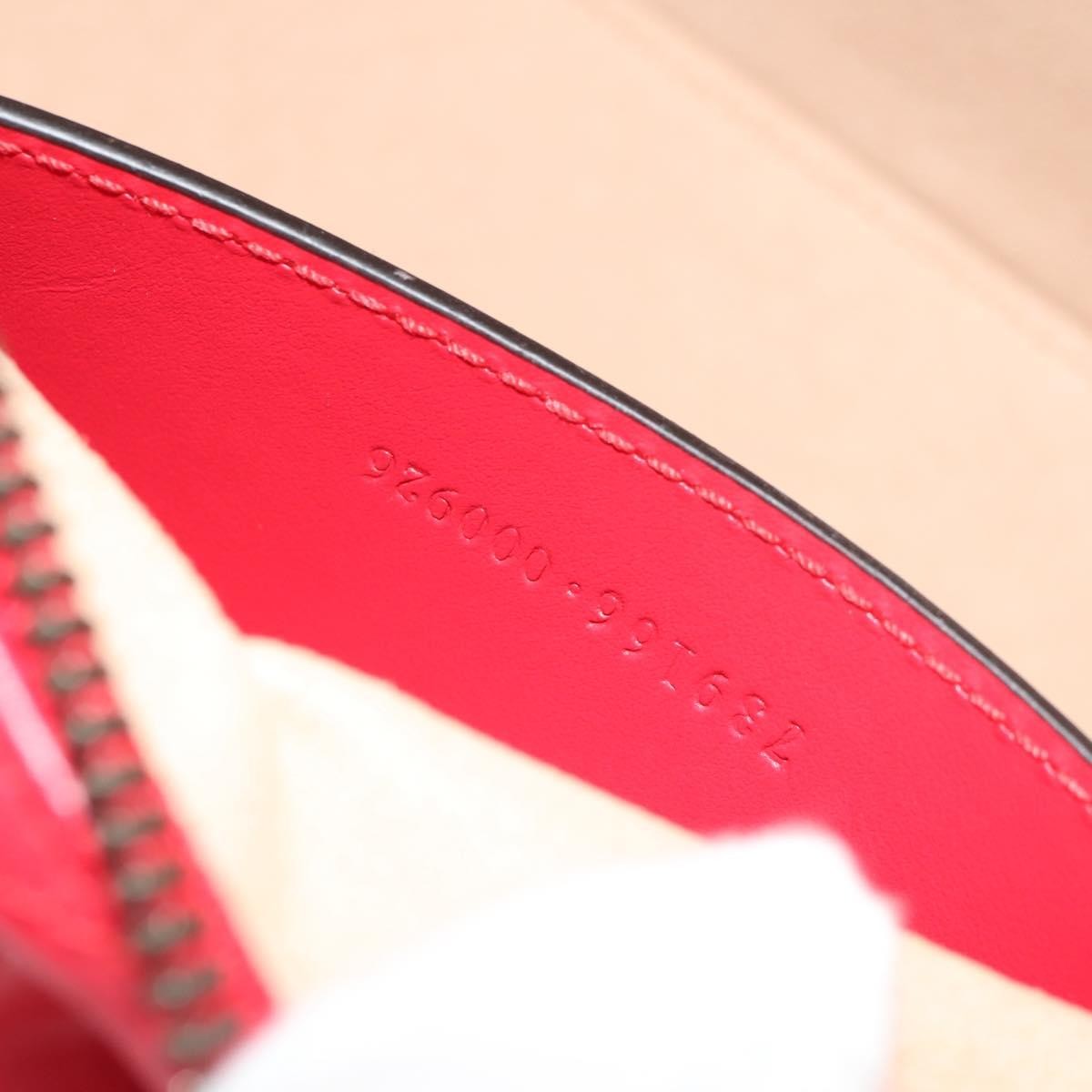 Gucci GG Marmont Pochette Shoulder Bag Matelasse Leather, RED, LEATHER, Clutche & pouche