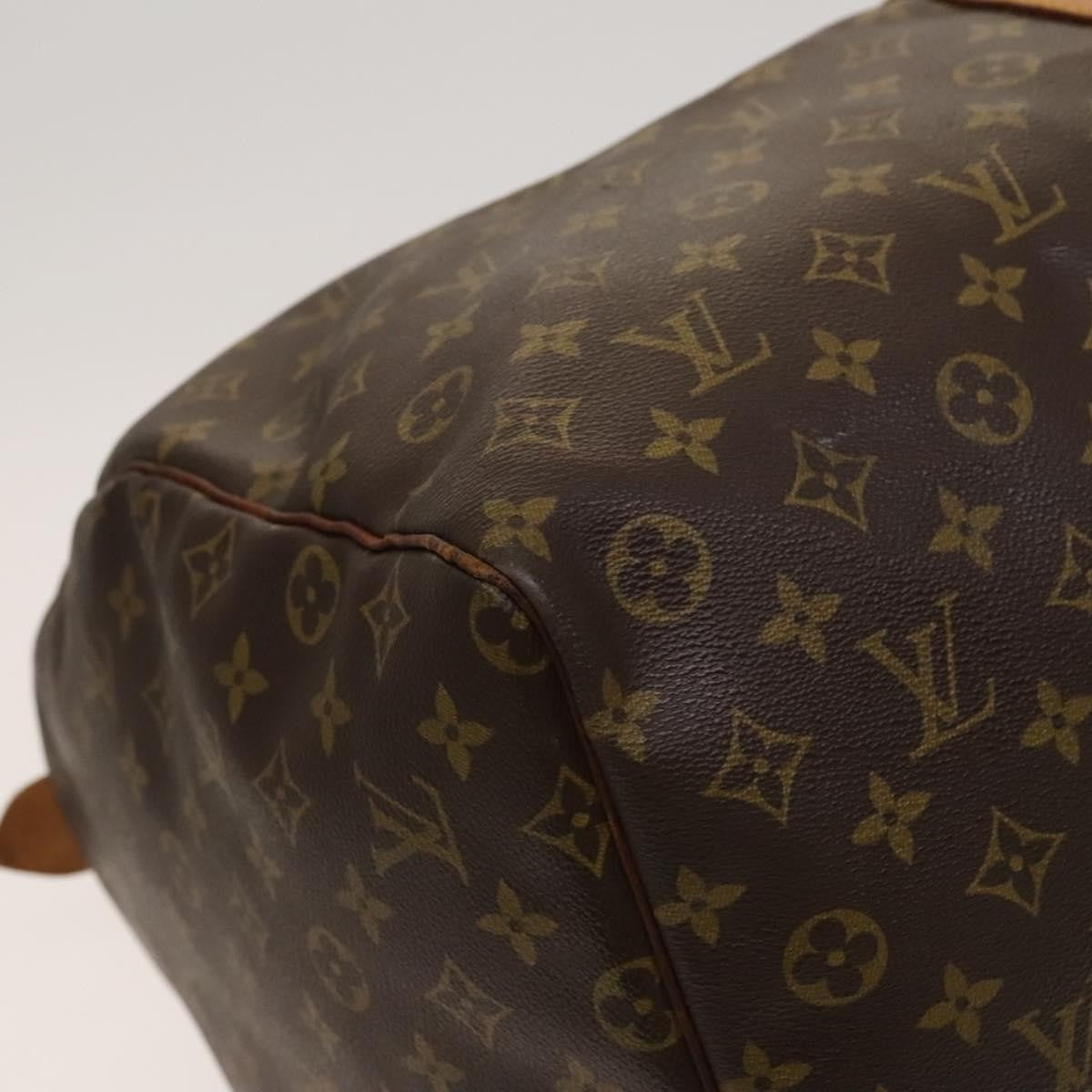 Louis Vuitton Keepall Bag Monogram Canvas, BROWN, CANVAS, Travel bag